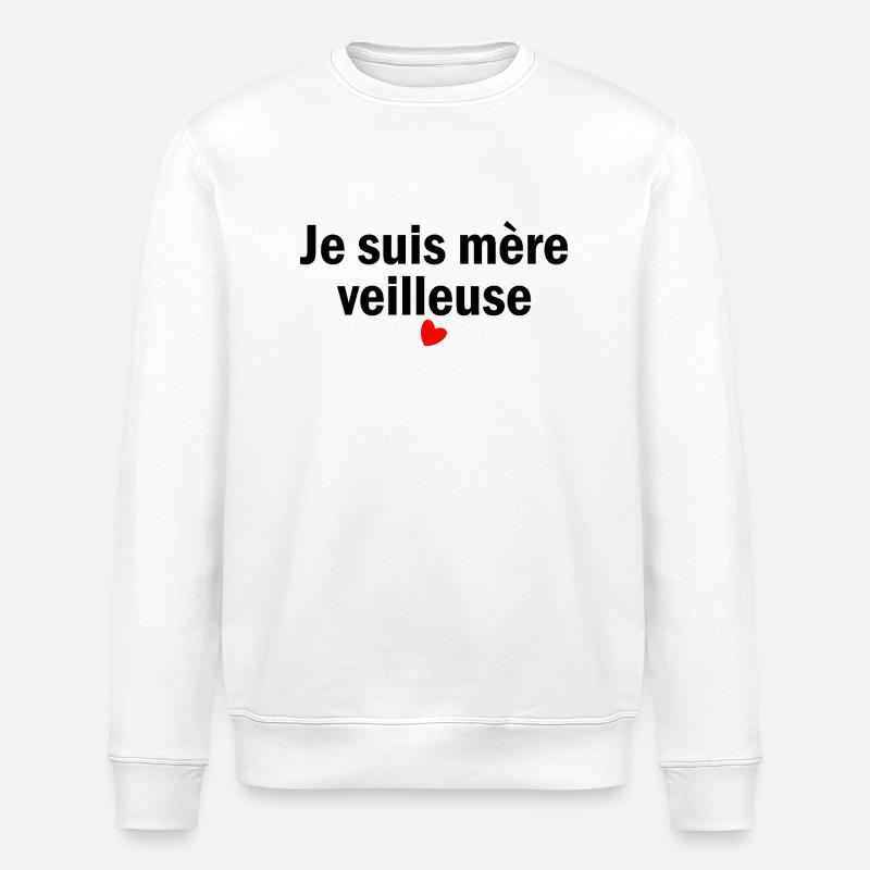 Ich bin Mutter - Stanley/Stella Unisex Bio-Sweatshirt ROLLER - Weiß