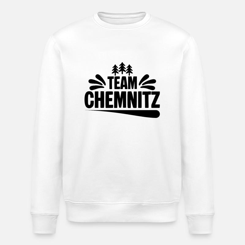 Team Chemnitz - Stanley/Stella Unisex Bio-Sweatshirt ROLLER - Weiß