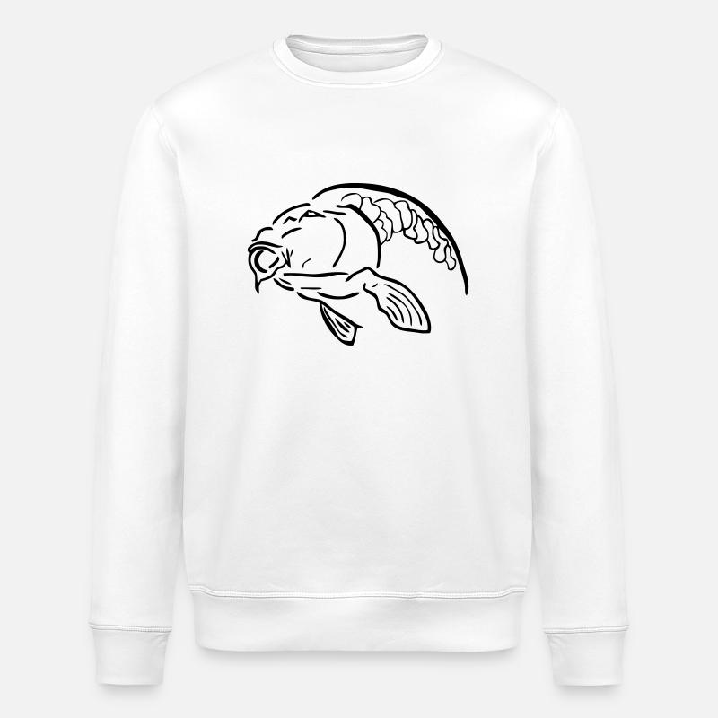 carp4 - Stanley/Stella Unisex Bio-Sweatshirt ROLLER - Weiß