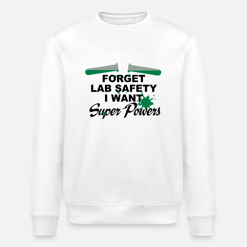 superpowers - Stanley/Stella ROLLER Unisex Organic Sweatshirt - white