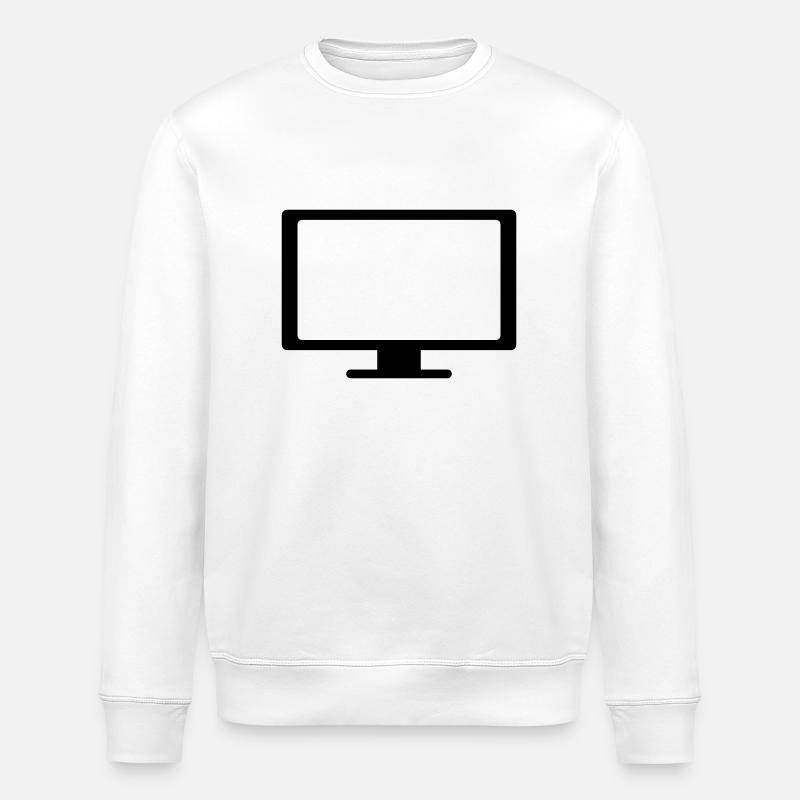 screen - Stanley/Stella ROLLER Unisex Organic Sweatshirt - white