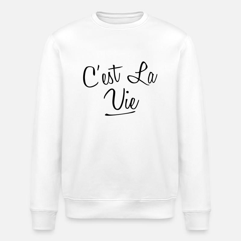 Cest La Vie - Sweat bio ROLLER Stanley/Stella Unisexe - blanc