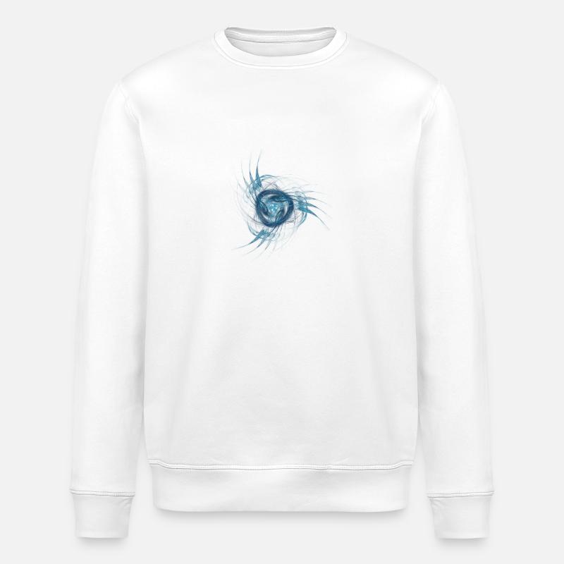 Celtic-Fractal - Stanley/Stella Unisex Bio-Sweatshirt ROLLER - Weiß