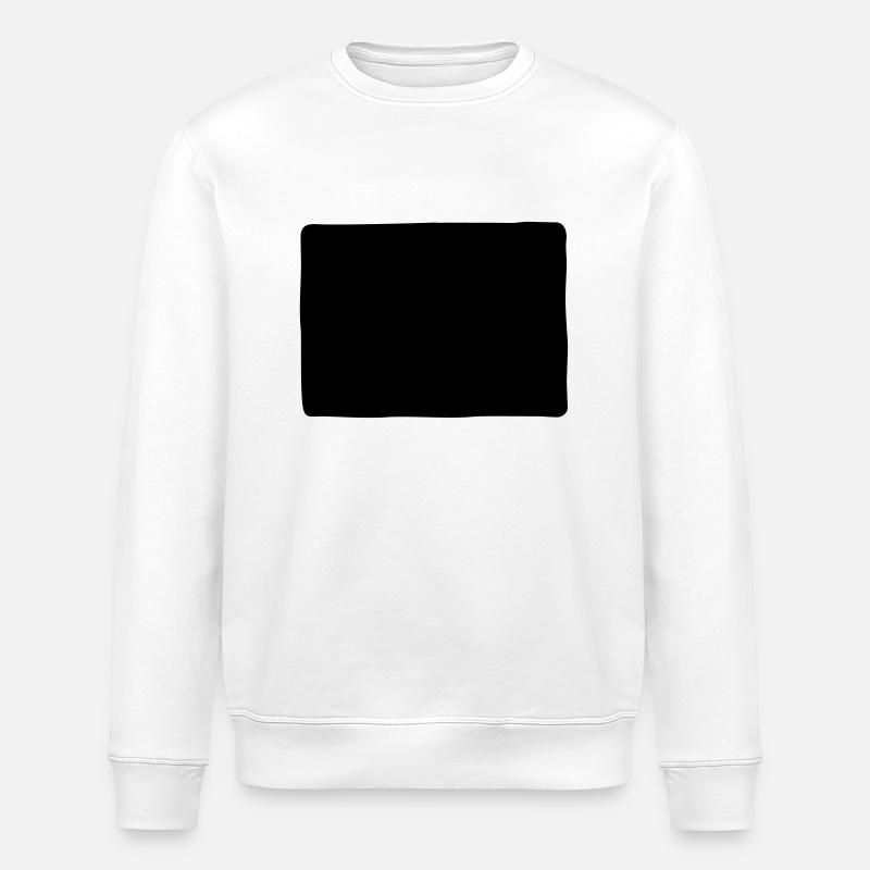 forme rectangle - Sweat bio ROLLER Stanley/Stella Unisexe - blanc