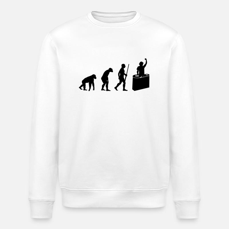 DeeJay Evolution - Stanley/Stella Unisex Bio-Sweatshirt ROLLER - Weiß