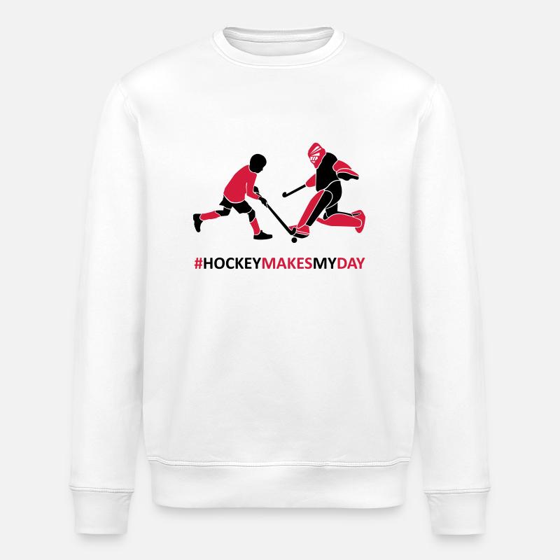 Goalkeeper and player - Stanley/Stella ROLLER Unisex Organic Sweatshirt - white