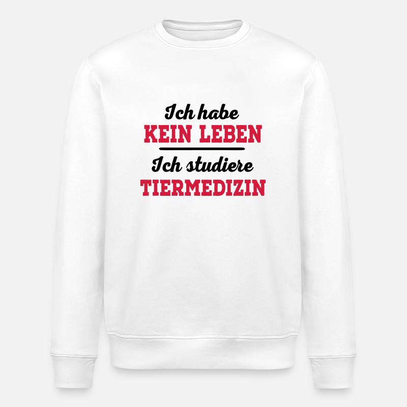 Tiermedizin - Stanley/Stella Unisex Bio-Sweatshirt ROLLER - Weiß
