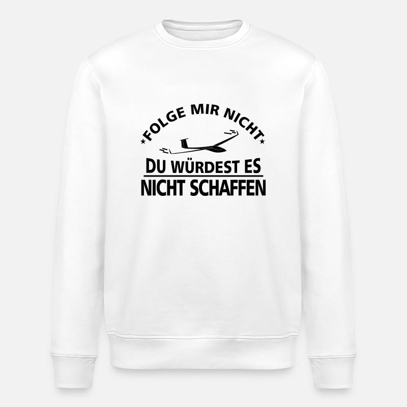 Streckensegelflieger - Stanley/Stella Unisex Bio-Sweatshirt ROLLER - Weiß