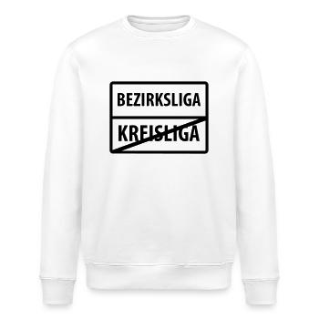 kreisliga bezirksliga aufsteiger - Stanley/Stella Unisex Bio-Sweatshirt ROLLER - Weiß - Vorne - Nik (191cm)