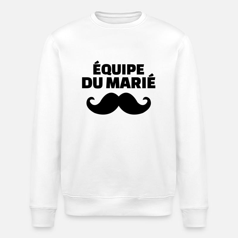 équipe du marié - Sweat bio ROLLER Stanley/Stella Unisexe - blanc