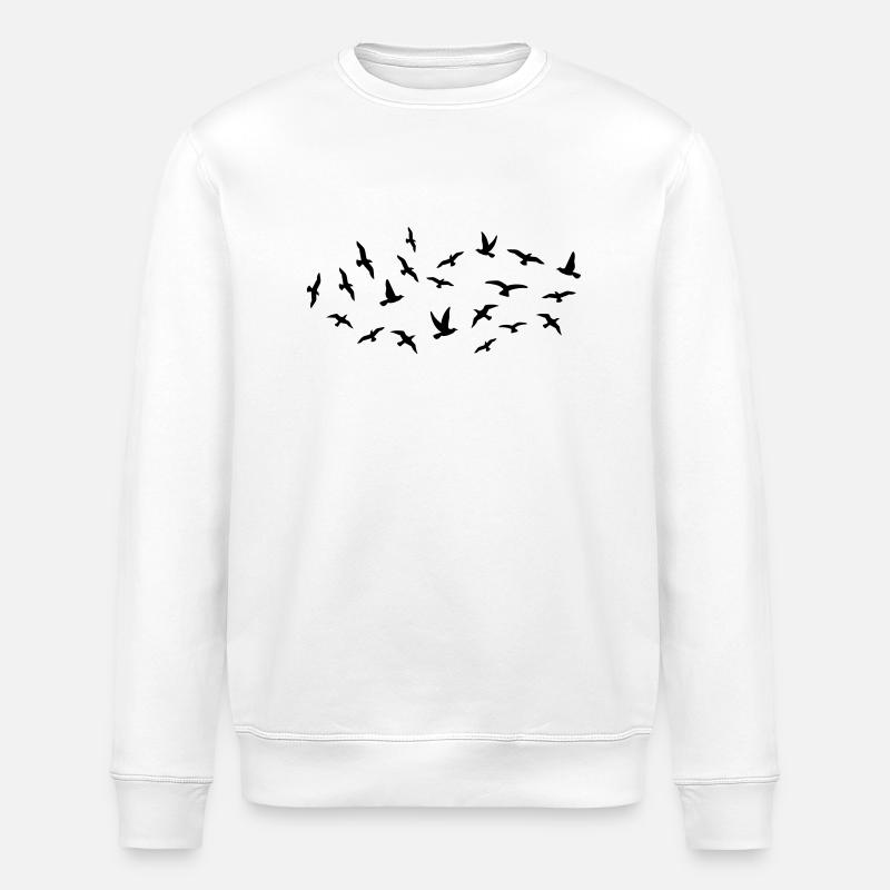Vögel - Stanley/Stella Unisex Bio-Sweatshirt ROLLER - Weiß