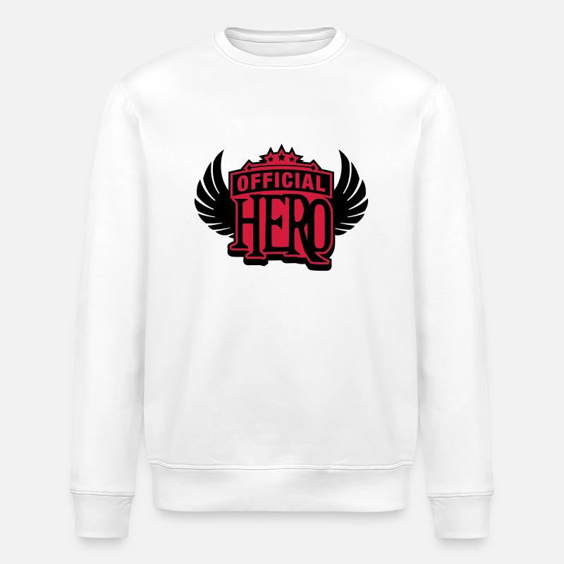 official_hero_je2 - Sweat bio ROLLER Stanley/Stella Unisexe - blanc