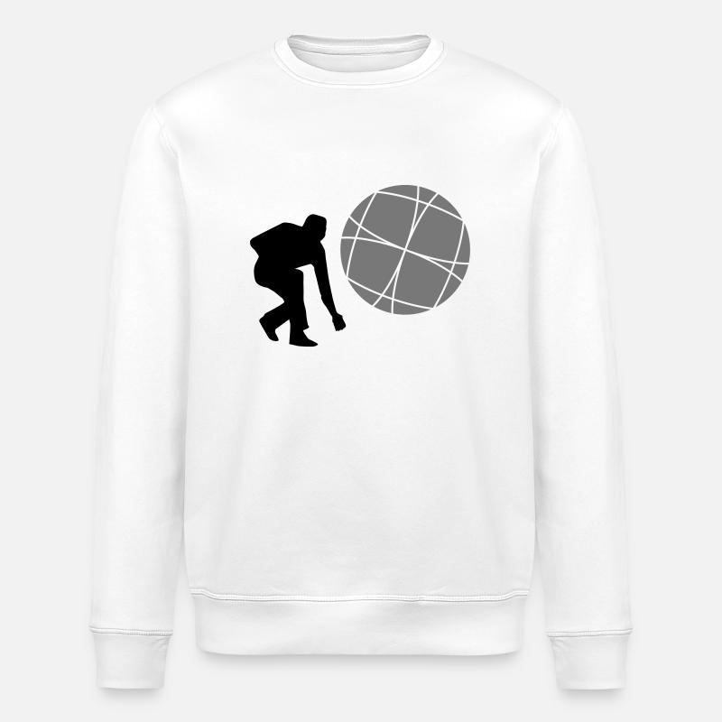 boule - Stanley/Stella Unisex Bio-Sweatshirt ROLLER - Weiß