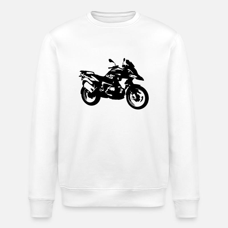 R1250 GS_einfarbig - Stanley/Stella Unisex Bio-Sweatshirt ROLLER - Weiß