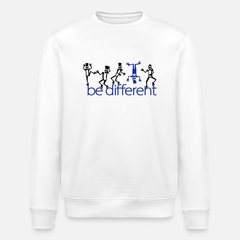 be different (2c) - Stanley/Stella Unisex Bio-Sweatshirt ROLLER - Weiß