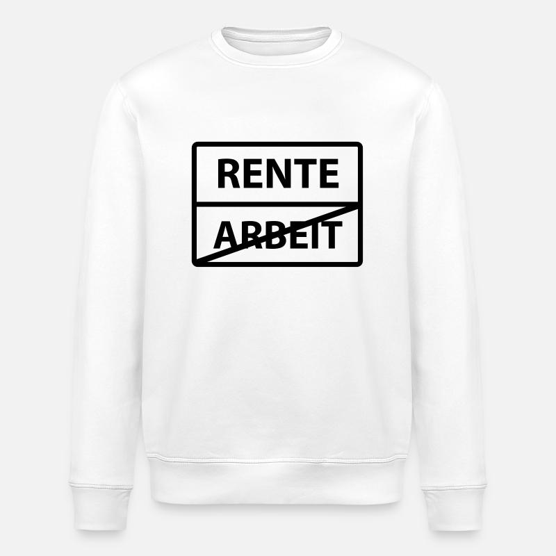 rente - Stanley/Stella ROLLER Unisex Organic Sweatshirt - white