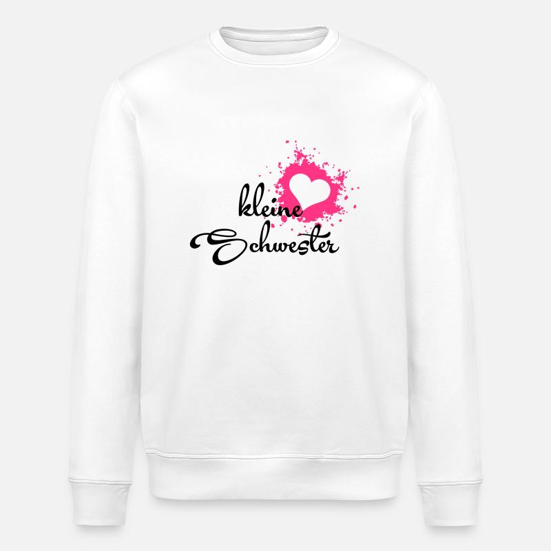 Kleine Schwester - Stanley/Stella Unisex Bio-Sweatshirt ROLLER - Weiß