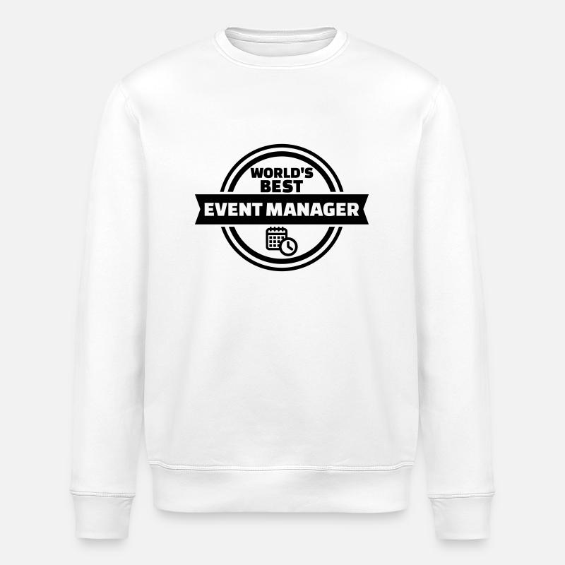 Event Manager - Stanley/Stella ROLLER Unisex Organic Sweatshirt - white