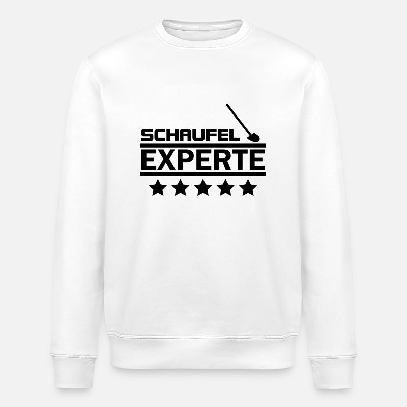 schaufel experte - Stanley/Stella Unisex Bio-Sweatshirt ROLLER - Weiß