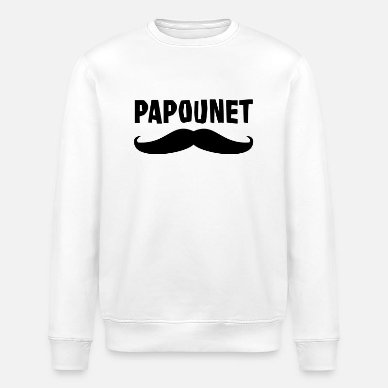 Papounet - Sweat bio ROLLER Stanley/Stella Unisexe - blanc