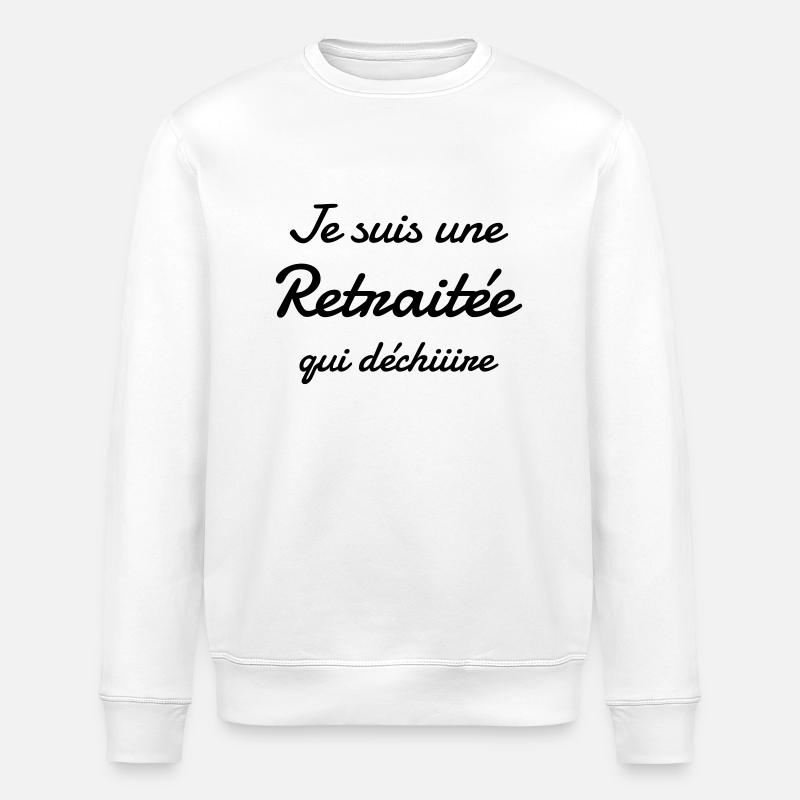 Ruhestand / Rentner / Rentnerin / Rente - Stanley/Stella Unisex Bio-Sweatshirt ROLLER - Weiß