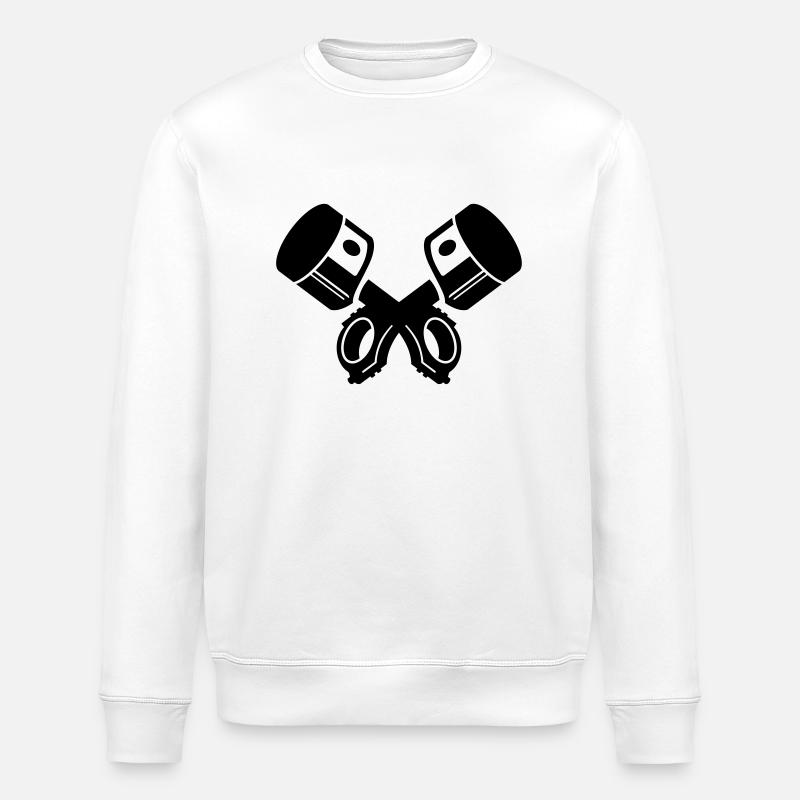 Kolben - Stanley/Stella Unisex Bio-Sweatshirt ROLLER - Weiß