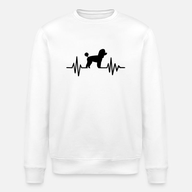 Toy Pudel - Stanley/Stella Unisex Bio-Sweatshirt ROLLER - Weiß