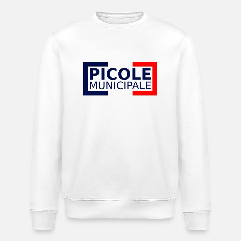 picole municipale - Stanley/Stella Unisex Bio-Sweatshirt ROLLER - Weiß