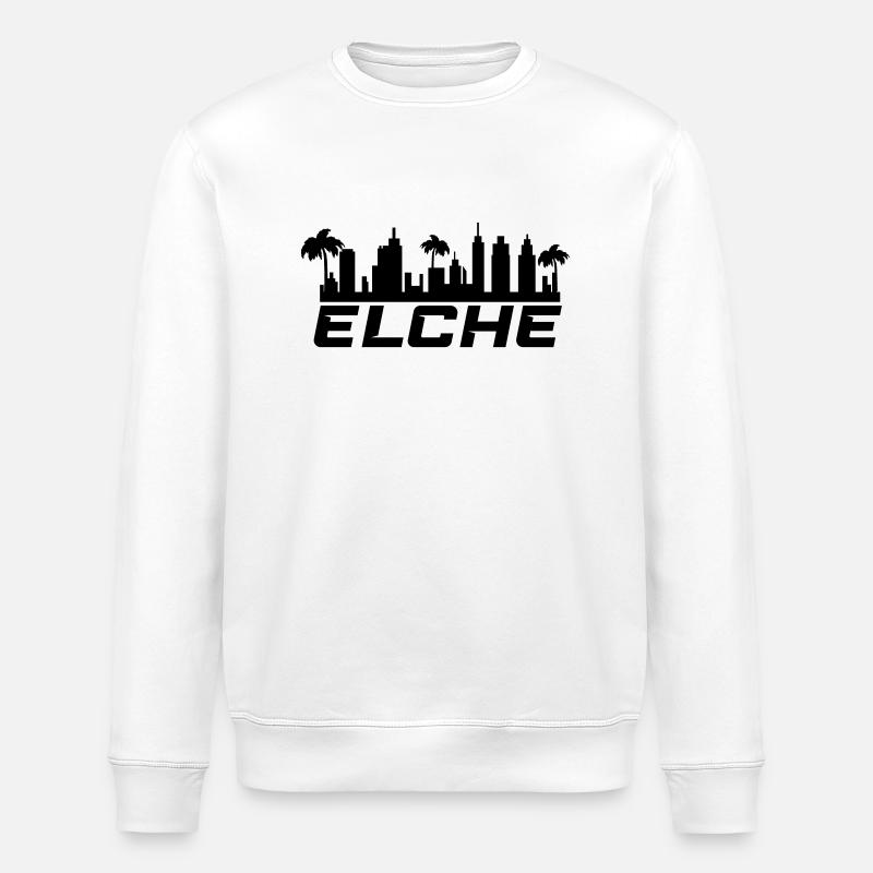elche - Stanley/Stella Unisex Bio-Sweatshirt ROLLER - Weiß