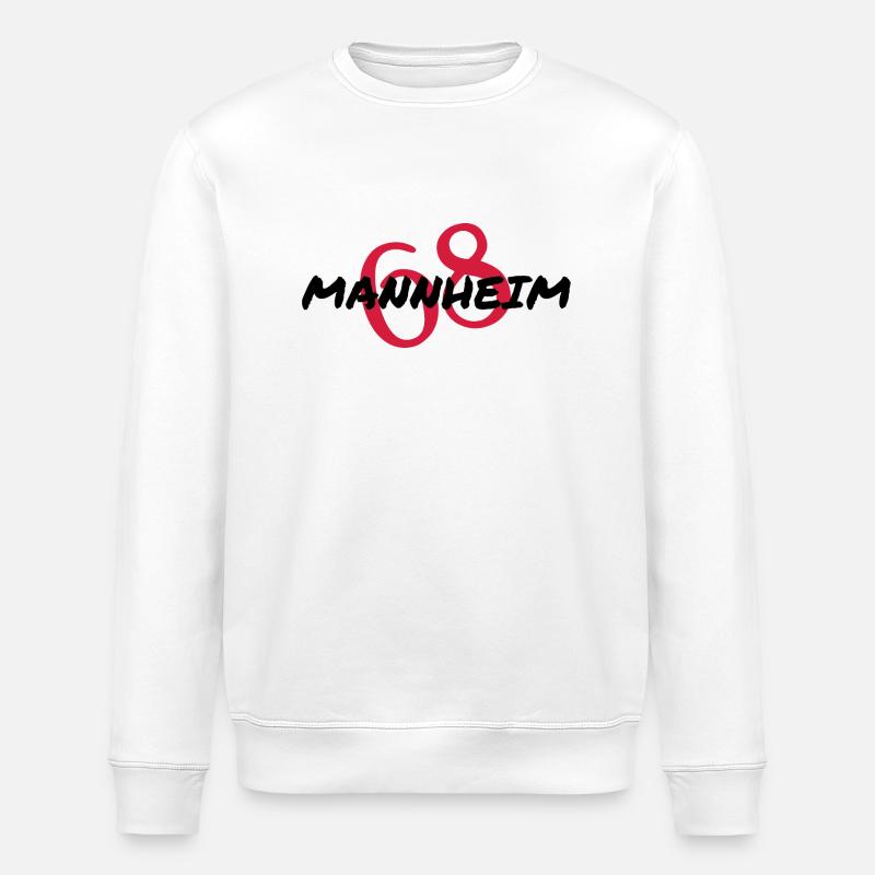 Mannheim Monnem Mannheimat - Sweat bio ROLLER Stanley/Stella Unisexe - blanc