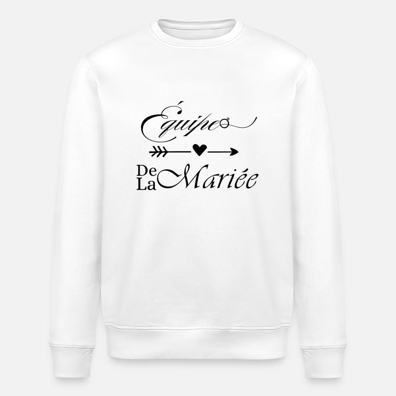 Équipe de la mariée - Sweat bio ROLLER Stanley/Stella Unisexe - blanc