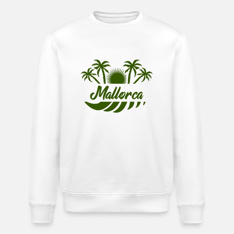 mallorca - Stanley/Stella Unisex Bio-Sweatshirt ROLLER - Weiß