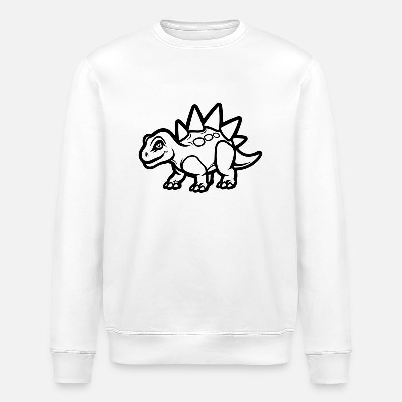 Bande dessinée de dinosaures - Sweat bio ROLLER Stanley/Stella Unisexe - blanc