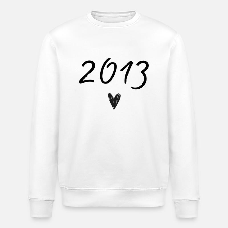 Herzjubiläum 2013 - Stanley/Stella Unisex Bio-Sweatshirt ROLLER - Weiß