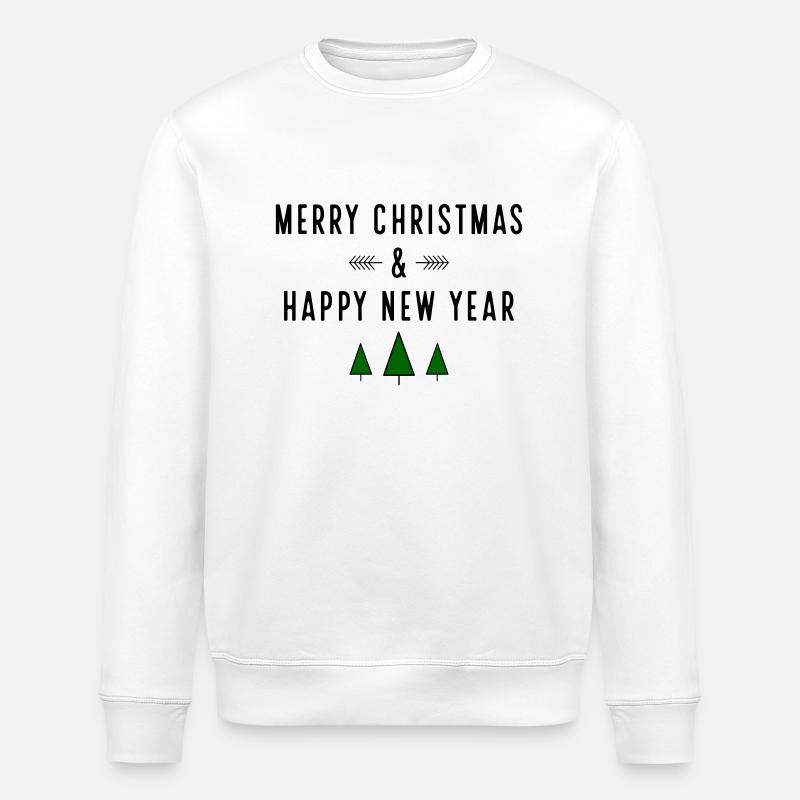 Joyeux Noël - Sweat bio ROLLER Stanley/Stella Unisexe - blanc