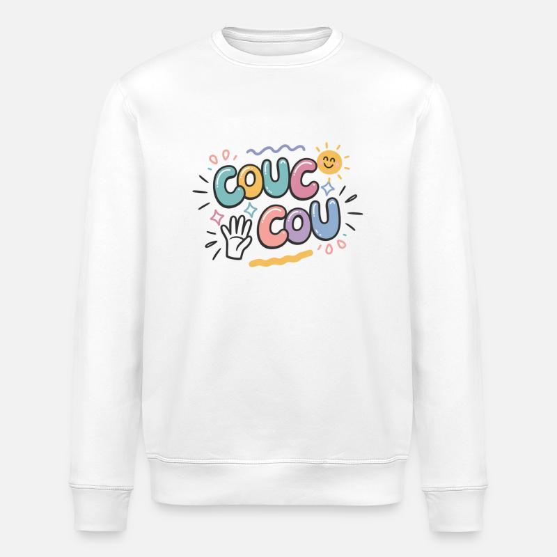Cuckoo - Lässiger Stil - Stanley/Stella Unisex Bio-Sweatshirt ROLLER - Weiß