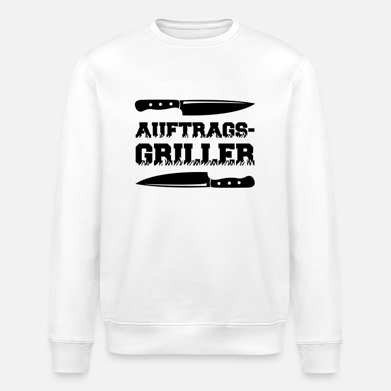 Contract Griller 01 - Stanley/Stella ROLLER Unisex Organic Sweatshirt - white