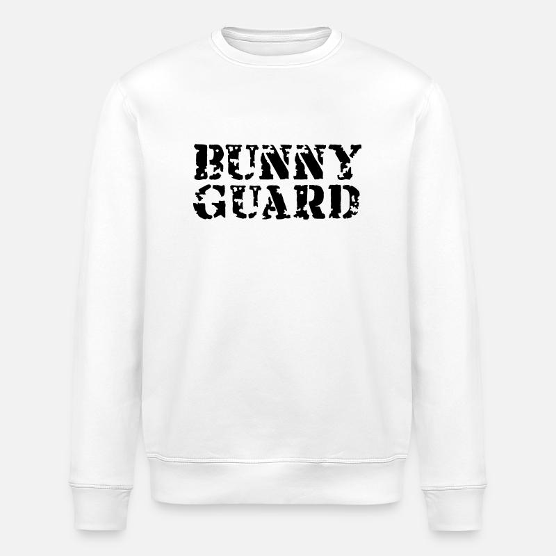 Bunny Guard - Stanley/Stella Unisex Bio-Sweatshirt ROLLER - Weiß