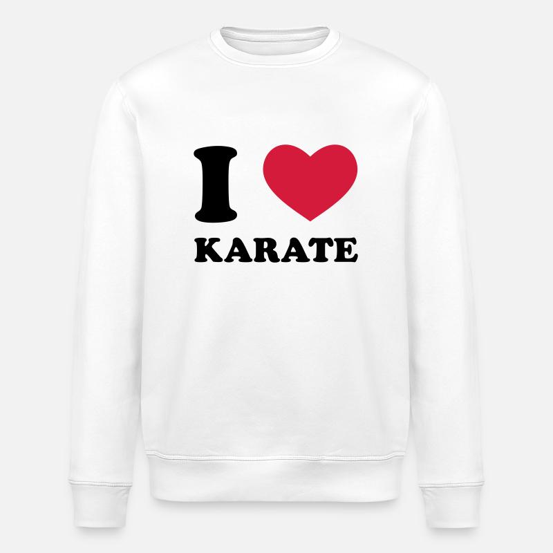 Karate - Stanley/Stella Unisex Bio-Sweatshirt ROLLER - Weiß