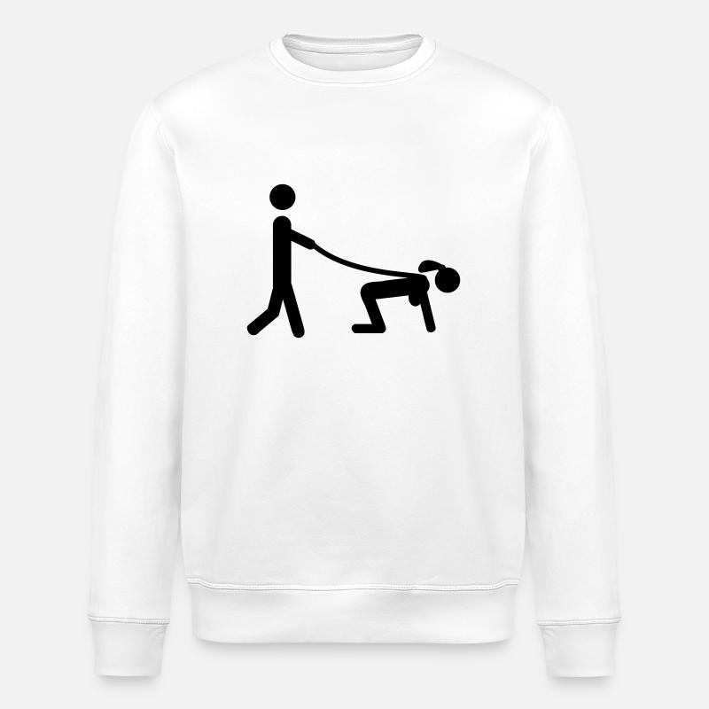 married - Stanley/Stella ROLLER Unisex Organic Sweatshirt - white