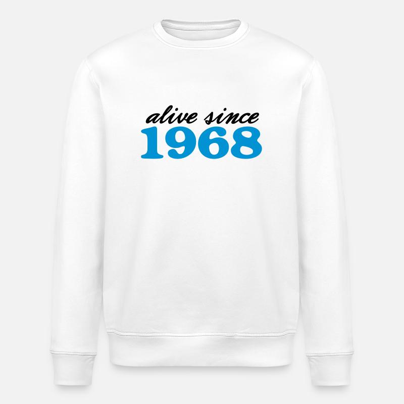 vivant depuis 1968 - Sweat bio ROLLER Stanley/Stella Unisexe - blanc