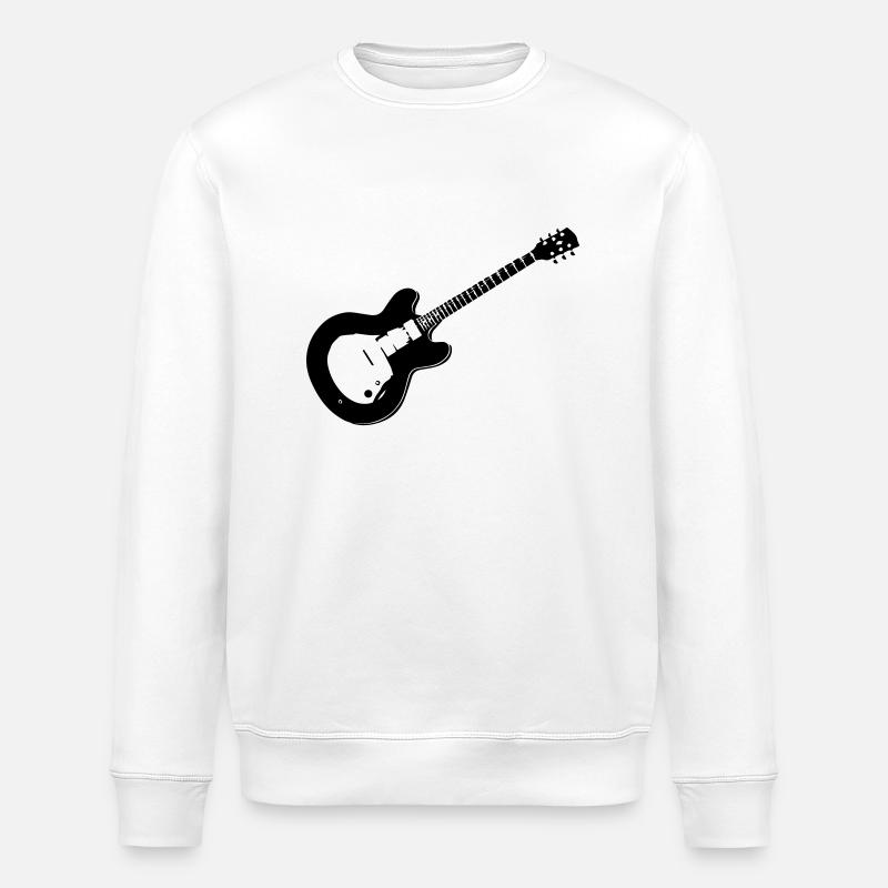 guitar - Stanley/Stella Unisex Bio-Sweatshirt ROLLER - Weiß