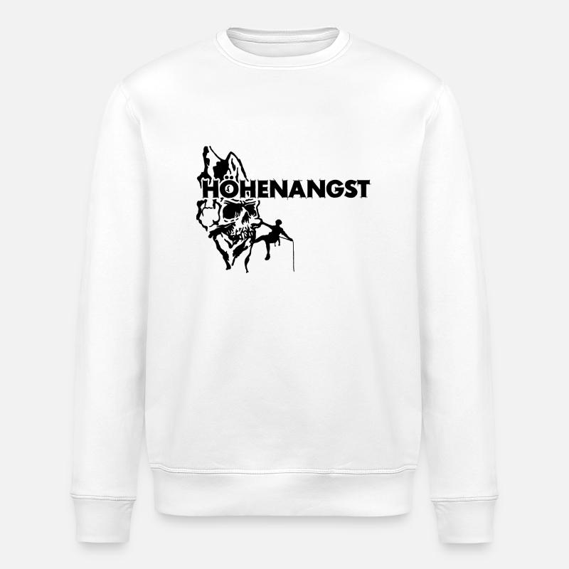 Höhenangst - Stanley/Stella Unisex Bio-Sweatshirt ROLLER - Weiß