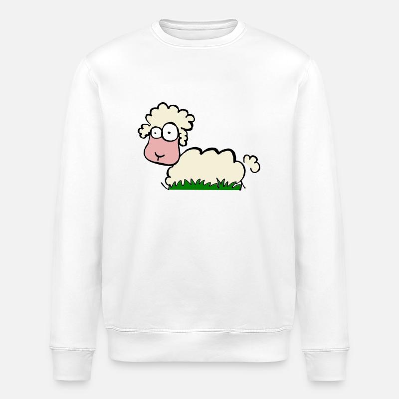freaky sheep - Sweat bio ROLLER Stanley/Stella Unisexe - blanc