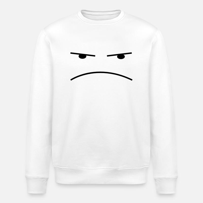 Smiley Sauer - Stanley/Stella ROLLER Unisex Organic Sweatshirt - white