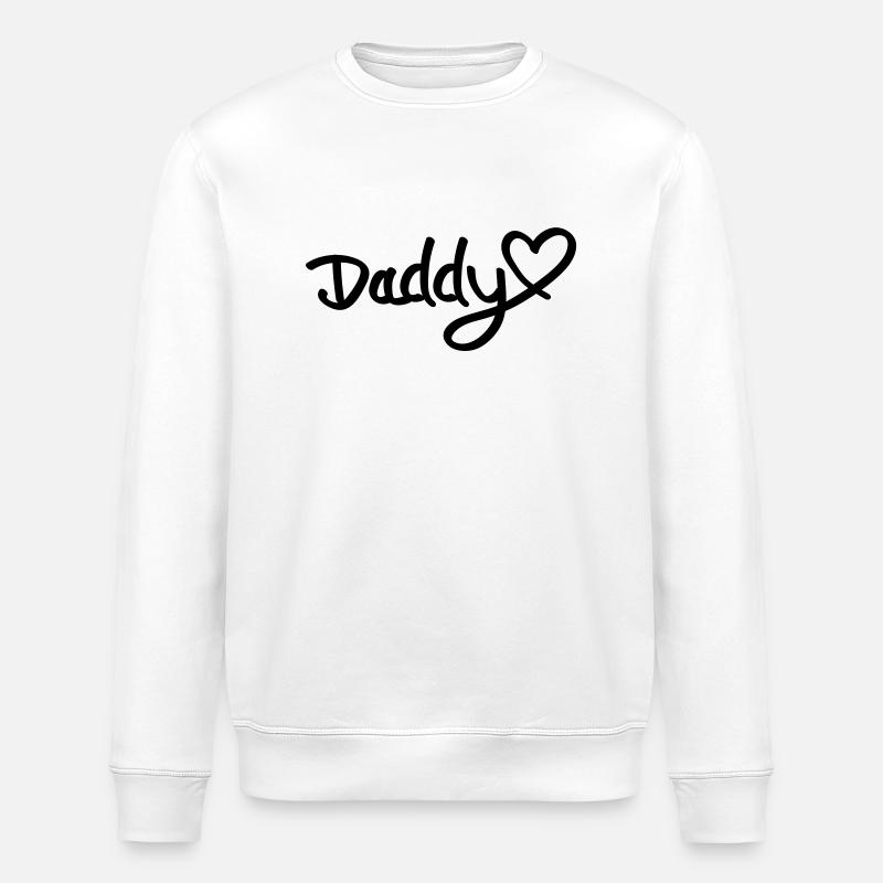 daddy__f1 - Stanley/Stella Unisex Bio-Sweatshirt ROLLER - Weiß
