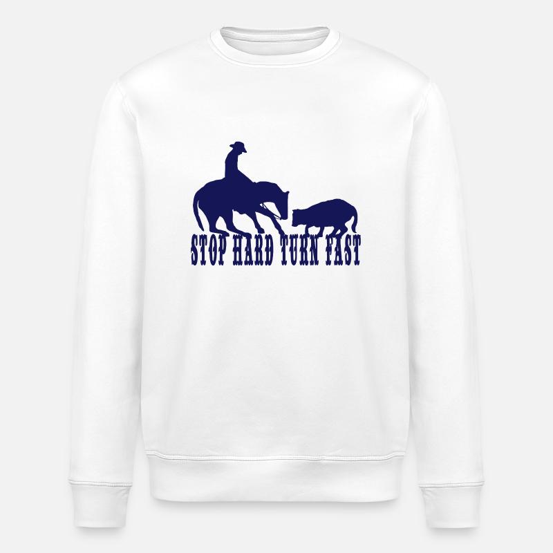 (stop_hard) - Stanley/Stella Unisex Bio-Sweatshirt ROLLER - Weiß