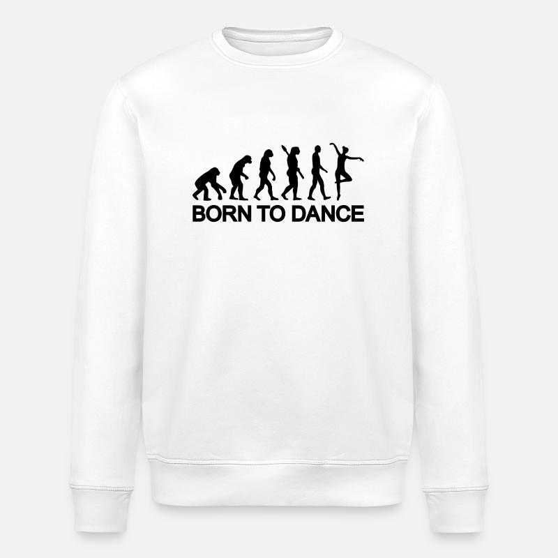 Ballett Evolution - Stanley/Stella Unisex Bio-Sweatshirt ROLLER - Weiß