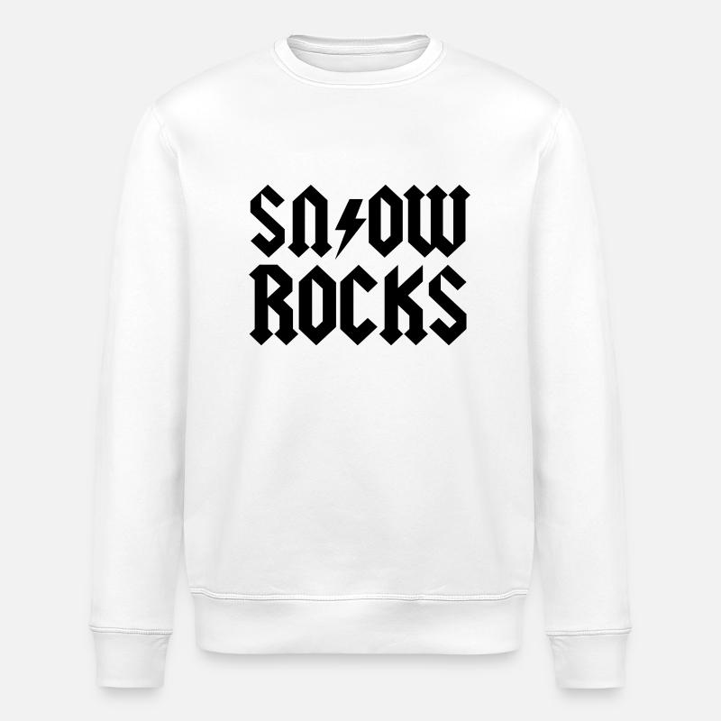 Schnee - Stanley/Stella Unisex Bio-Sweatshirt ROLLER - Weiß