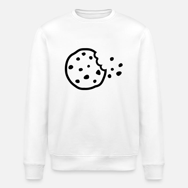 Keks - Stanley/Stella Unisex Bio-Sweatshirt ROLLER - Weiß